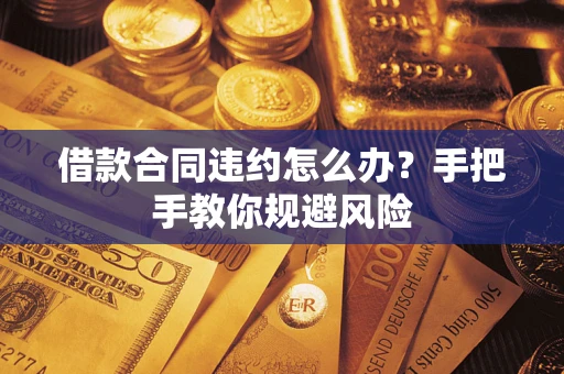武汉借款合同违约怎么办？手把手教你规避风险
