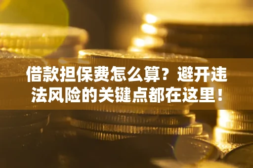 武汉借款担保费怎么算？避开违法风险的关键点都在这里！