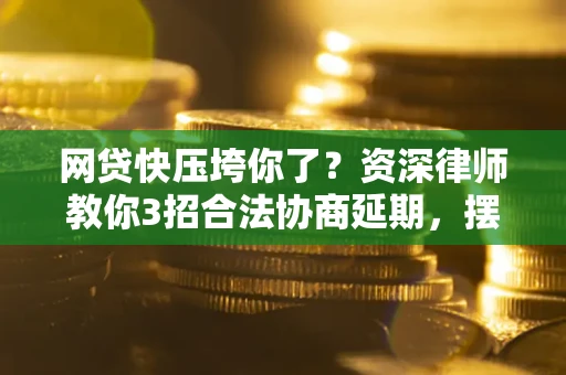 武汉网贷快压垮你了？资深律师教你3招合法协商延期，摆脱暴力催收！