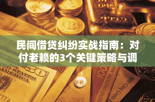 武汉民间借贷纠纷实战指南：对付老赖的3个关键策略与调解盲区解析