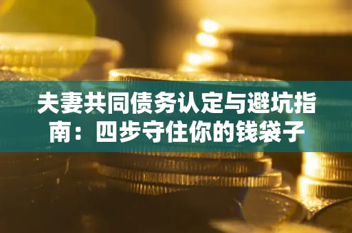 武汉夫妻共同债务认定与避坑指南：四步守住你的钱袋子