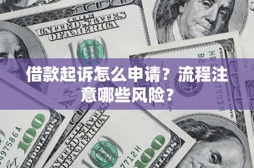 武汉借款起诉怎么申请？流程注意哪些风险？