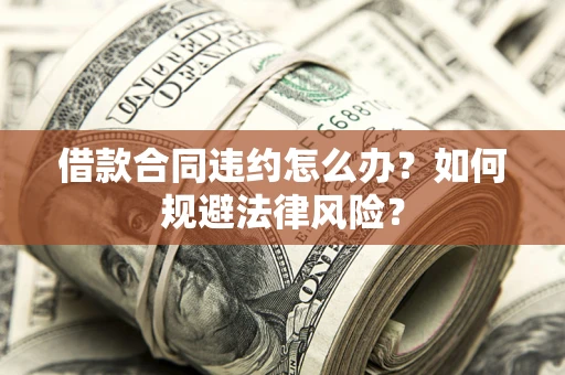 武汉借款合同违约怎么办？如何规避法律风险？